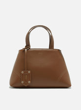 Bolsa Tote Marrom Média Costuras Bag Charm A 50011 0881 0002 Arezzo